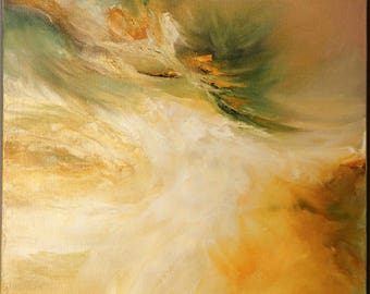 Peinture abstraite huile - abstract oil paint