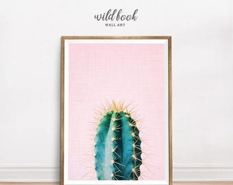 Cactus Print, Cactus Wall Art, Tropical Print, Plant Print, Succulent Print, Cactus Poster, Boho Poster, Instant Download, Digital Print