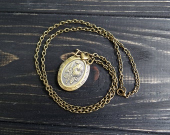 Inspirational quote necklace hidden message necklace secret message necklace photo locket necklace i love you mom necklace photo necklace