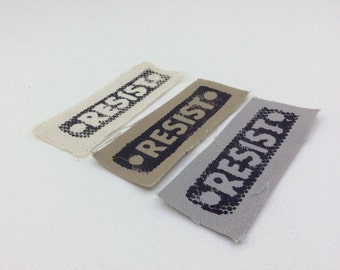 Resist Patch,Resist,protest patch,political patch,College backpack,antifa,anti trump,anti capitalism,punk patch,anarchy,patches for jackets