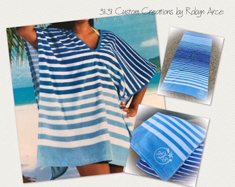 Monogrammed Beach Cover Up -Summer Outdoors - Summer Cover up - Monogrammed Swim Cover Up - Monogrammed Beach Towel Cover Up