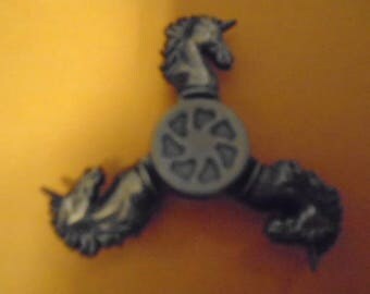 Unicorn Metal Fidget Spinner in tin case Shipped from Pittsburgh, PA