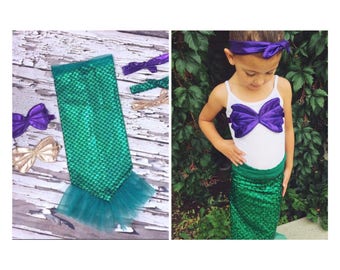 Complete Mystic Mermaid Set, Mermaid Costume, Mermaid, Mermaid Set, Halloween Costume, Birthday Outfit, Mermaid Outfit, Ariel Costume