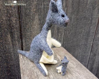 Handmade Coir Kangaroo (Big)
