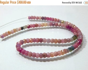 63% OFF Multi Sapphire Faceted Beads Rondelle Shape 5.5x5.MM Approx 100 Percent Natural Top Quality Wholesale Price New Arrival