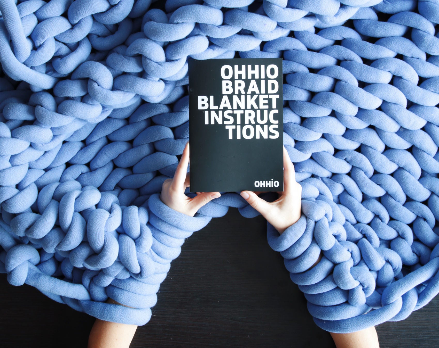 Ohhio Braid Blanket DIY Kit Medium 40 x 60