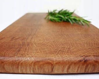 End grain cutting board, end grain chopping board, gift for chef, kitchen gift, wooden cutting board, wooden chopping board, handmade, oak