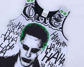 Boys joker romper, unique boy outfit, boys harem romper, toddler boy outfit, unique boy clothes, joker romper, toddler boy outfit