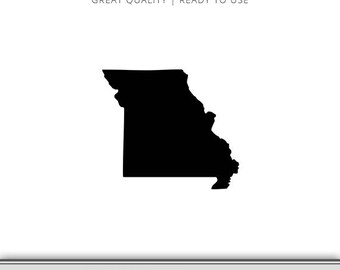 Missouri outline svg | Etsy