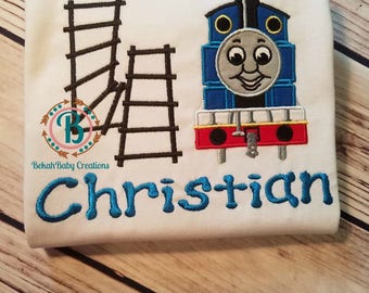 Train-Thomas birthday shirt