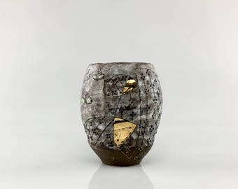 Handmade Ceramic Floral TeaBowl