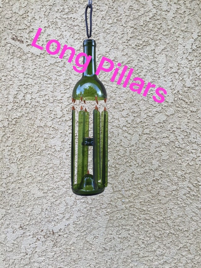 Unique wine lover gift handmade wine bottle
