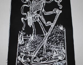 the - DEATH TAROT - back patch