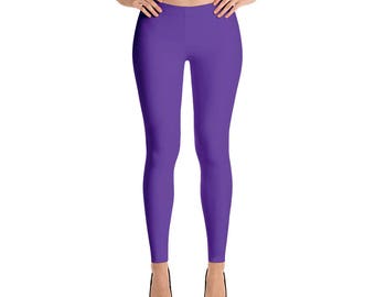 Purple leggings | Etsy