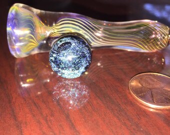Color changing marbled chillum