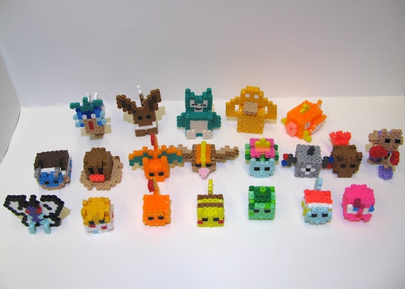 Items similar to Pokemon 3d Perler Melting Beads Characters on Etsy