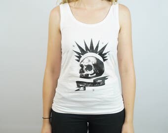 Life is Strange inspired Chloe Price "Misfit Skull" Tank Top Sleeveless Tee T shirt