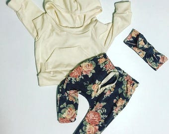baby girl outfit / baby girl clothes / floral print / baby clothing / newborn girl outfit / baby outfit / toddler girl outfit / cute baby