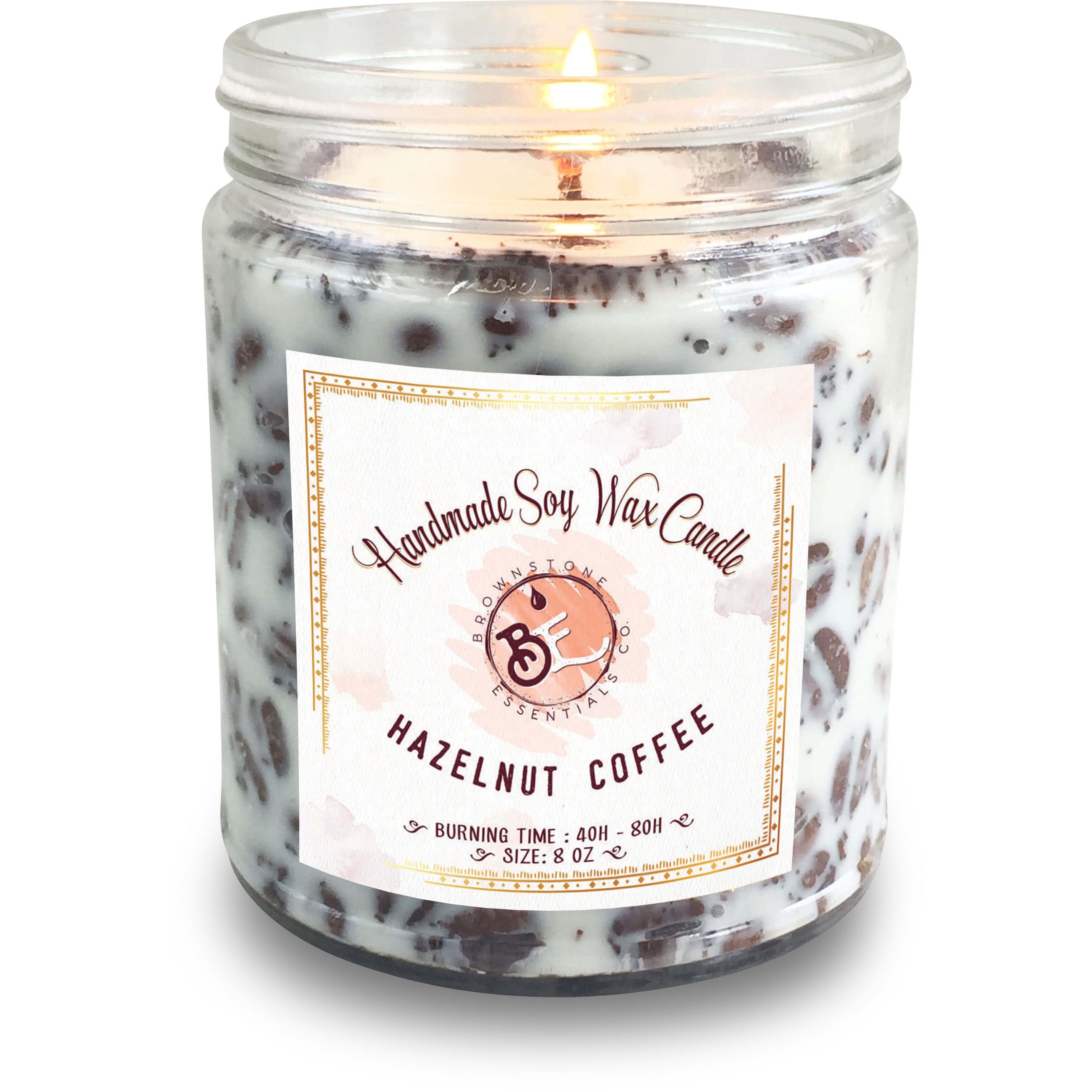 Hazelnut Coffee Candle // Coffee Candle //Gift for her // Gift