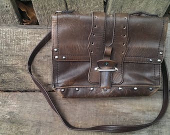 Pratico Grained Leather Travel Bag With Pin Stitch Detail #TT02 main image 1