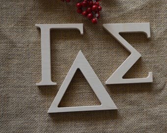Dorm Room Decor, Unfinished Greek Letters, Greek Letters Cut Out, Wooden Greek Letters, College Decor, Home Decor, Wall Art, Wall Hanging