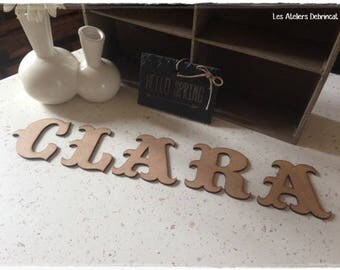 Blank writing of your choice letter height 7cm eps 3mm