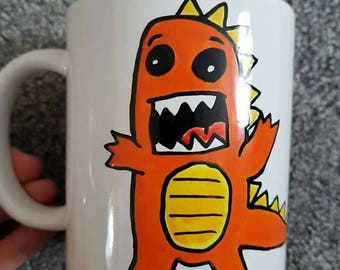 You're Rawsome handpainted Dinosaur Mug, T Rex