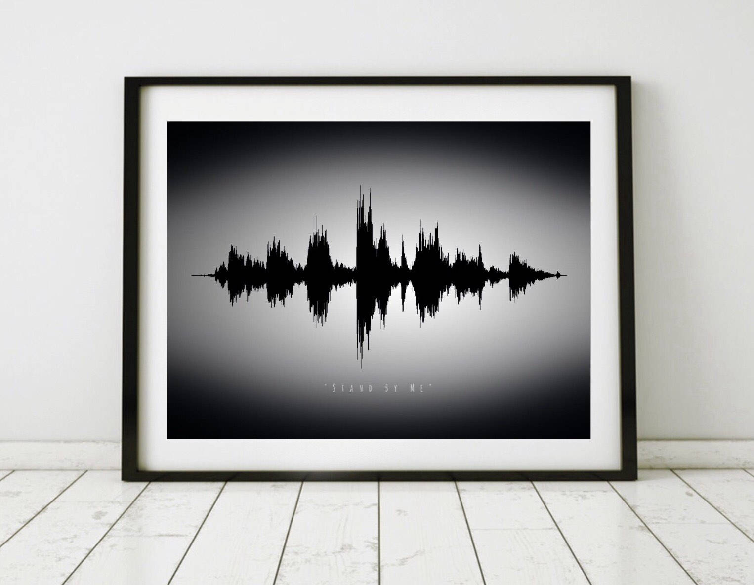 Custom Sound Wave Art on Canvas Sound Wave Art Print Custom