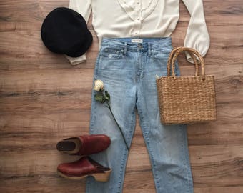 Vintage Ruffled Blouse