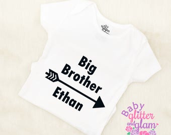 Big Brother Shirt, Big Brother Little Brother Baby Boy, Big Bro Little Bro