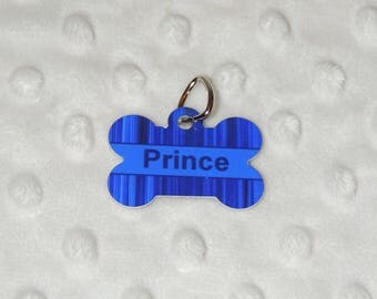 Prince, pet tags, pet tag, Medal for dog bone shaped aluminum
