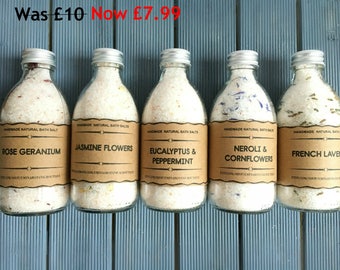 Organic Bath Salts//Mothers Day Gift, Bath Soak, Body detoxifying, Girlfriend Gift, Aromatherapy Bath Salts, Vegan Bath Salts/Salts for men,