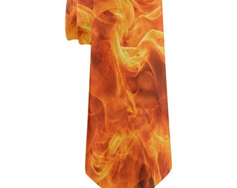 Flames All Over Neck Tie