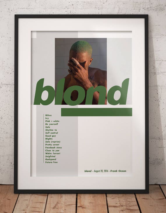 frank ocean blonde album artwork