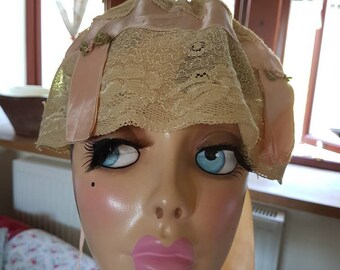 Boudoir cap 1920s but could be earlier