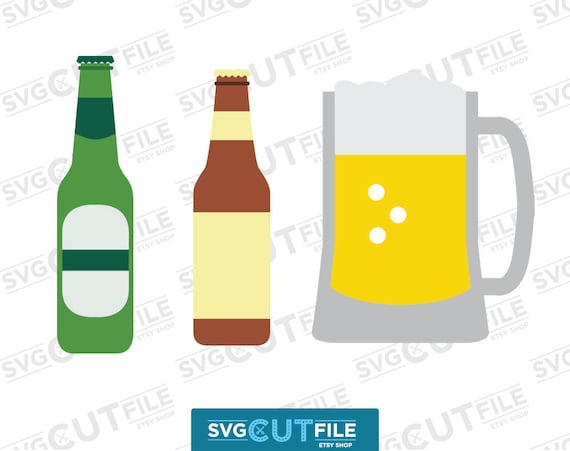 Download Beer bottle mug svg alcoholic drink dxf glass tumbler stein