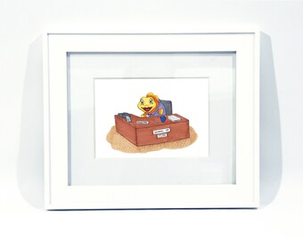 Principal Fish - Principal Gift - Gift for Principal - Fish Drawing - Fish Illustration