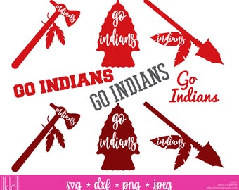 9 Indians SVG - Go Indians - Indians Football - High School or Little League Team - Indian svg - Indians Baseball