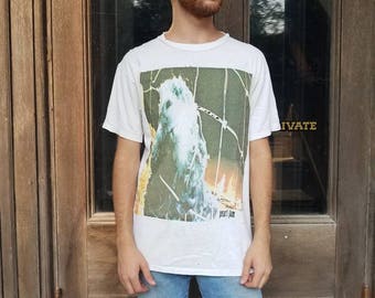 Vintage 1990s 1993 Pearl Jam Threadworm band tee Men's large distressed grunge rock t shirt