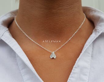 Paper plane necklace, Airplane necklace, airplane jewelry, plane necklace, airplane charm, pilot necklace, air plane necklace, airplane matt