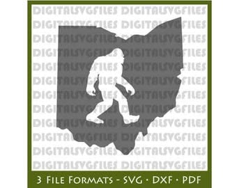 Ohio State Bigfoot svg, Ohio Bigfoot dxf, Bigfoot svg, Ohio State Vector svg File, Ohio State Bigfoot Vecto, Ohio State svg, Ohio Vector