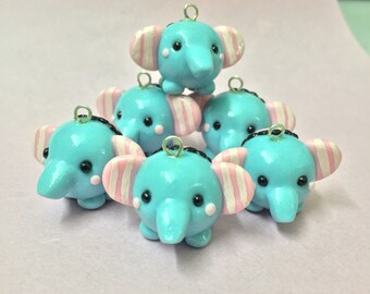 San-x Sentimental Circus Mouton the Elephant Polymer Clay Charm