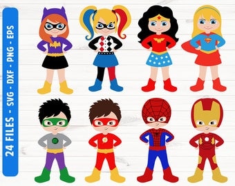Super hero SVG Super hero girls Super hero clipart Commercial use svg