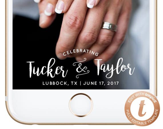 free wedding fonts geofilter