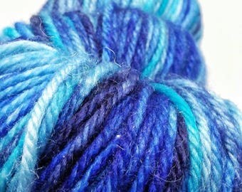 Jonah Colorway, Hand dyed yarn, Indie Dyed yarn, The Psychodelic Sheep Yarns, DK Weight