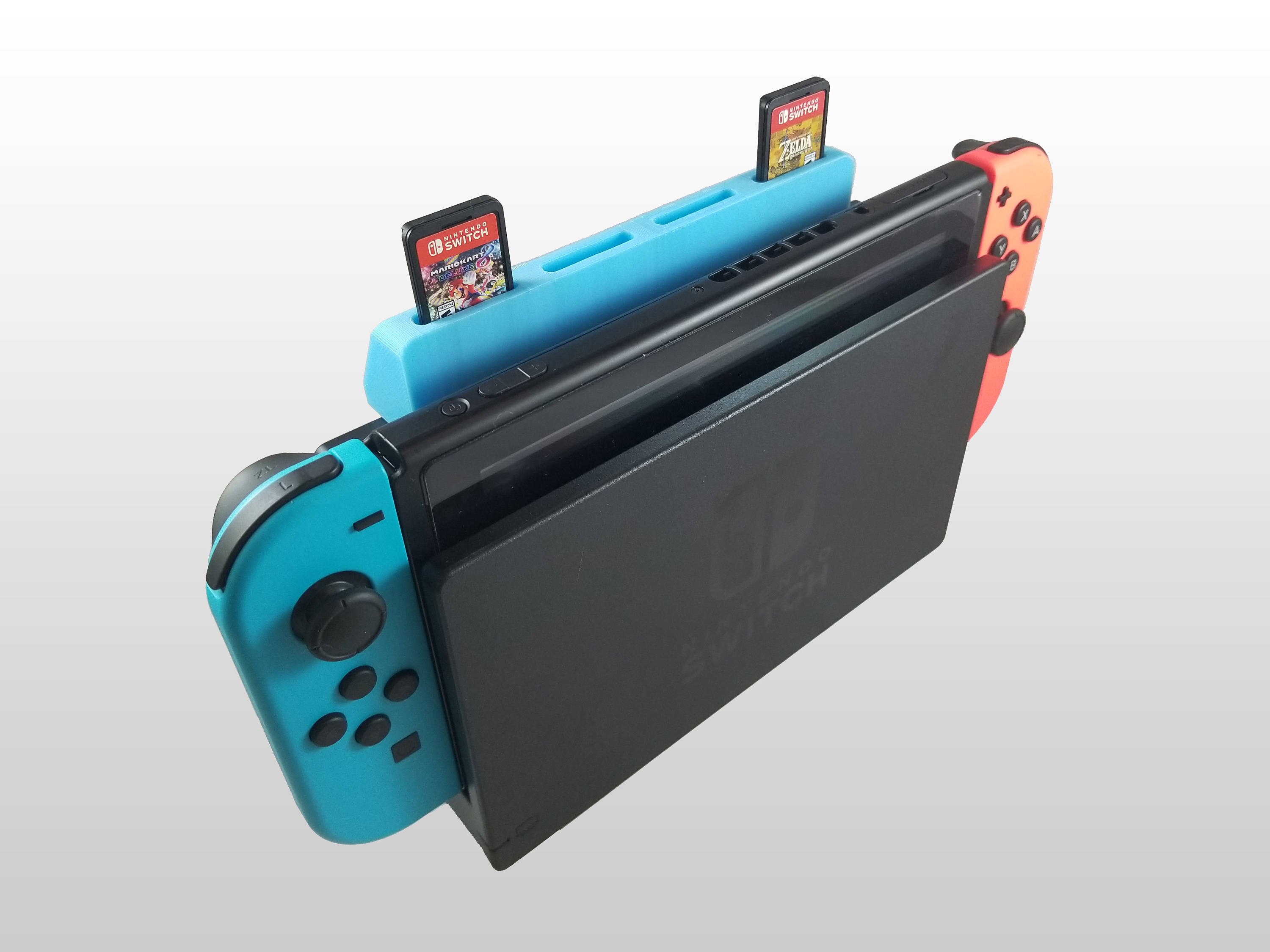 Nintendo Switch Dock Game Cartridge Holder 4 Slot Slim