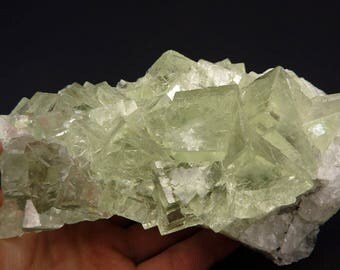 Green Fluorite | Large Fluorite Crystal | Raw Fluorite | Large Fluorite Cluster | Green Fluorite Crystal | China | 1346 grams