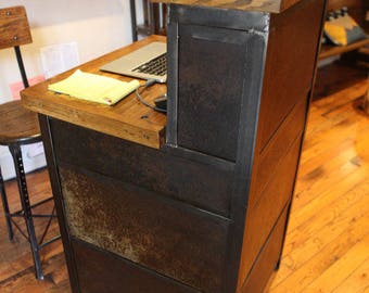 Reception Desk, Salon Storage, Desk, Commercial Salon Furniture, Industrial Salon Furniture