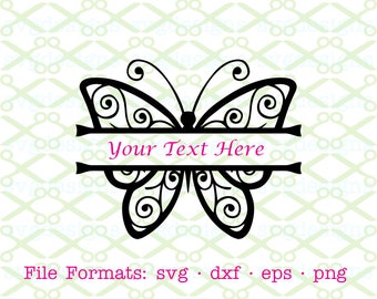 Download Butterfly dxf | Etsy