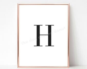Letter H Wall Decor letter h wall art | etsy Letter H Wall Decor letter h wall art | etsy